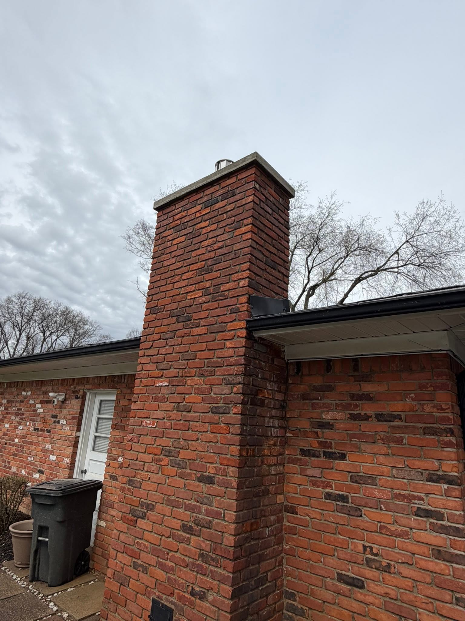 Brick chimney masonry in Fenton, MI by Jaybird Construction LLC